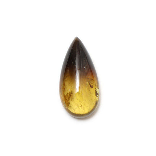 Natural Tourmaline Smooth Pear Shaped Cabochon, Natural Tourmaline Loose Gemstone - 30x15x9 mm - Tourmaline Cabochon, 1 Piece