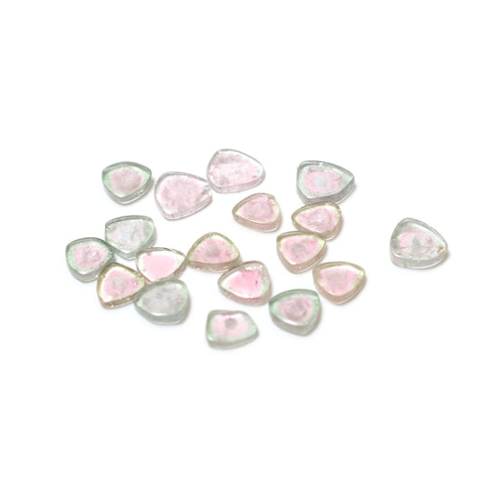 Natural Tourmaline Smooth Organic Shaped Loose Gemstone, 10x9x2 mm, Tourmaline Gemstone, Gem Quality, 18 Pieces