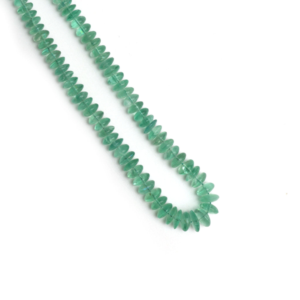 Fluorite Smooth Saucer Shape Beads - 8 mm to 11 mm - Fluorite Saucer Beads - Gem Quality , 8 Inch/16 Inch/18 Inch, Price Per Strand - National Facets, Gemstone Manufacturer, Natural Gemstones, Gemstone Beads