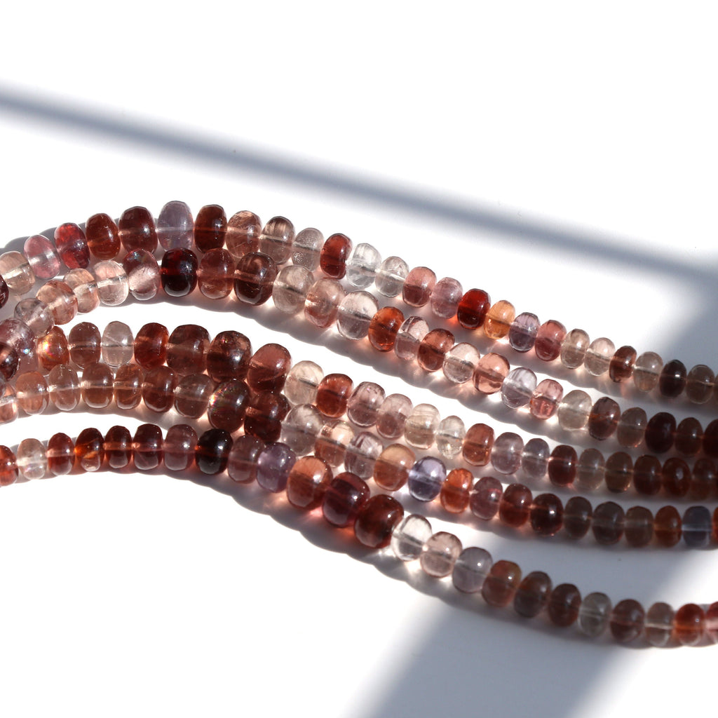 Change Color Fluorite Beads - 4.5 mm to 7.5 mm - Change color Smooth Beads, Fluorite Beads- Gem Quality, 8 Inch, Price Per Strand - National Facets, Gemstone Manufacturer, Natural Gemstones, Gemstone Beads