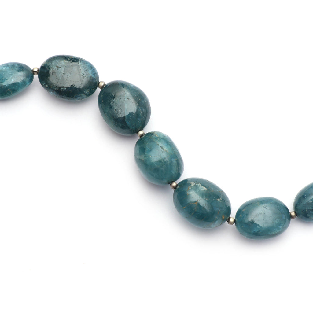 Natural Aquamarine Smooth Tumble Beads, 7.5x8 MM to 14.5x17 MM, Aquamarine Tumble, 8 Inch Full Strand, price per strand - National Facets, Gemstone Manufacturer, Natural Gemstones, Gemstone Beads
