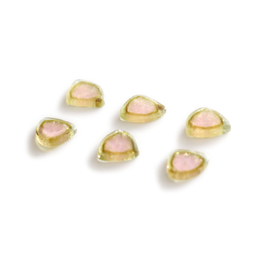 Natural Tourmaline Smooth Organic Shaped Loose Gemstone, 13.5x11x3 mm, Tourmaline Gemstone, Gem Quality, 6 Pieces - National Facets, Gemstone Manufacturer, Natural Gemstones, Gemstone Beads