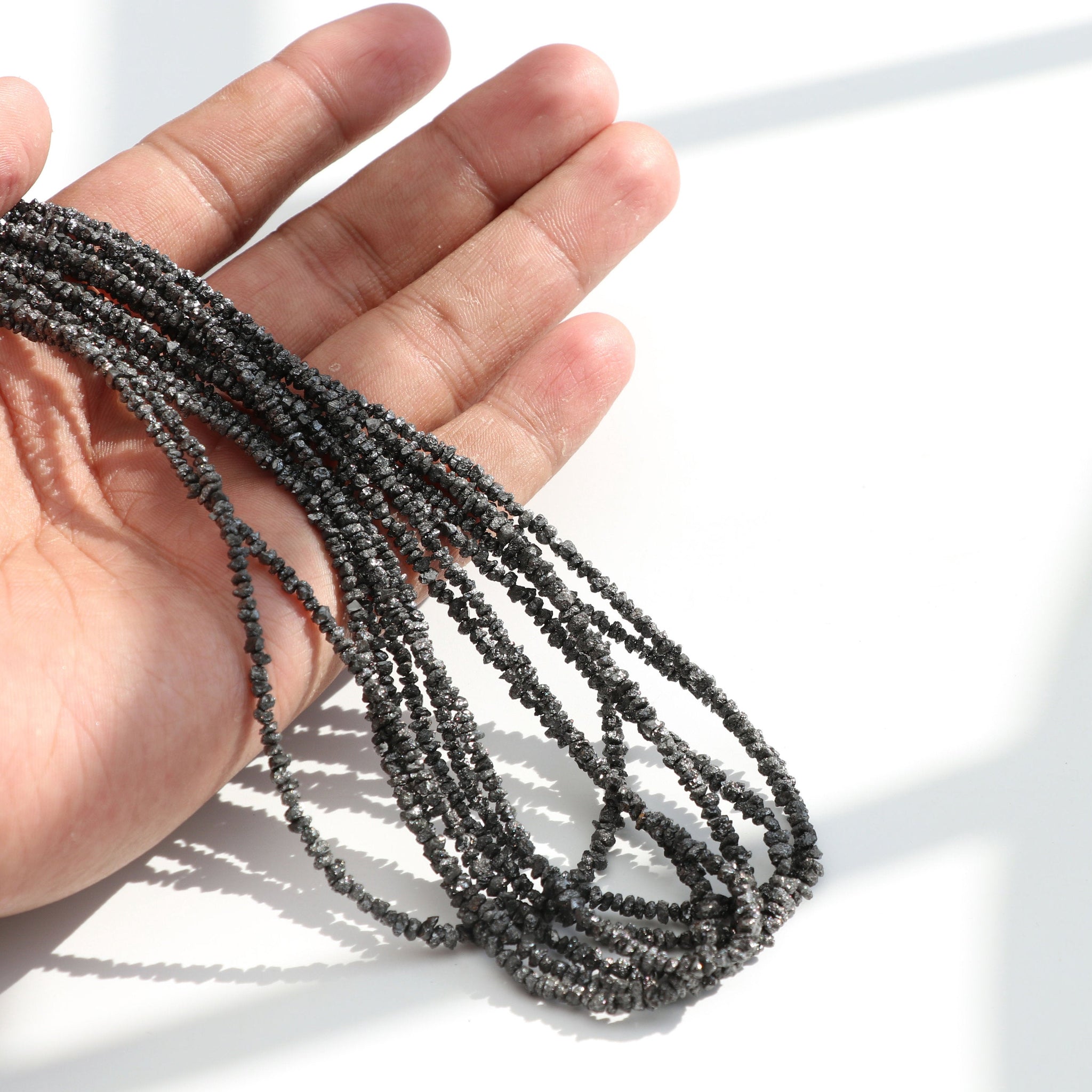 Malahill Natural Black Stripe Rhodonite Gemstone Beads - 6mm Round Beads For Jewelry Making (5 Strands)