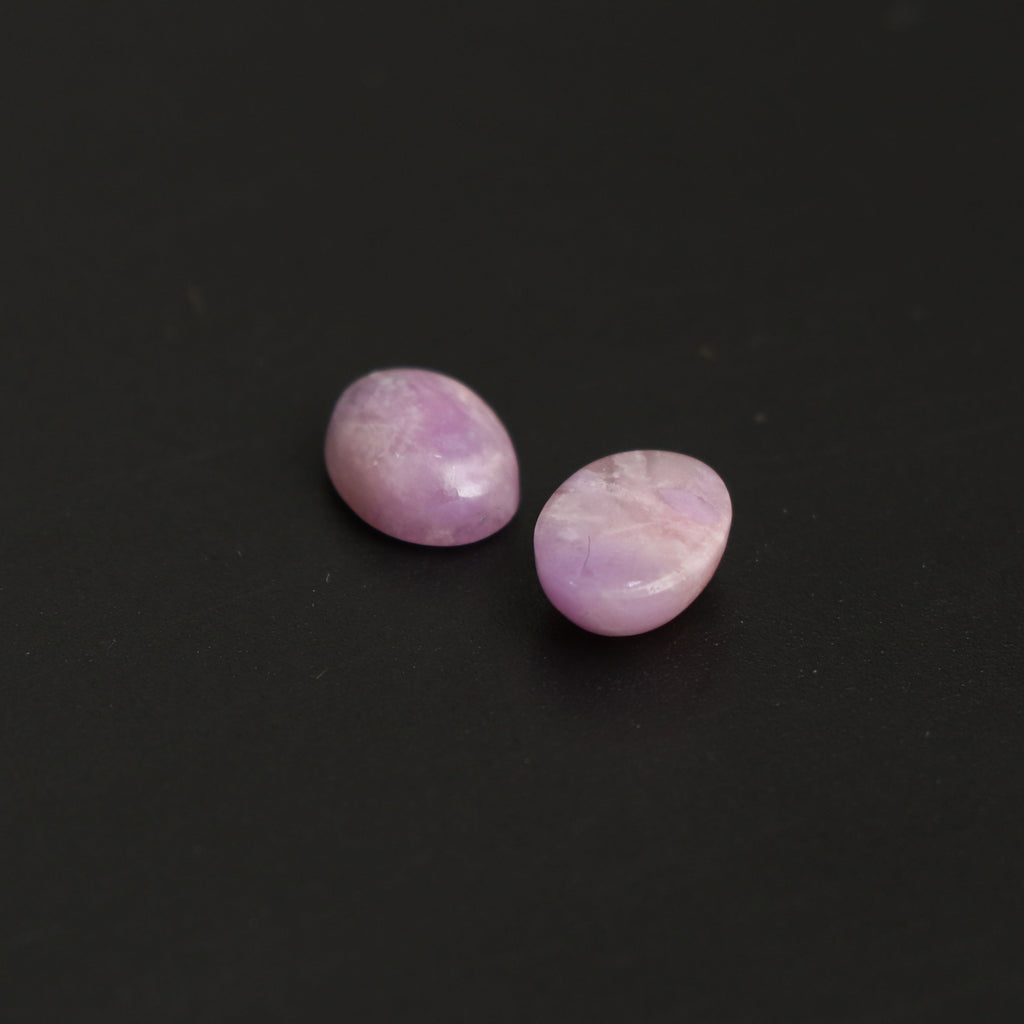 Natural Sugilite Smooth Oval Cabochon Gemstone | 7x9mm | Gemstone Cabochon | Pair ( 2 Pieces ) - National Facets, Gemstone Manufacturer, Natural Gemstones, Gemstone Beads