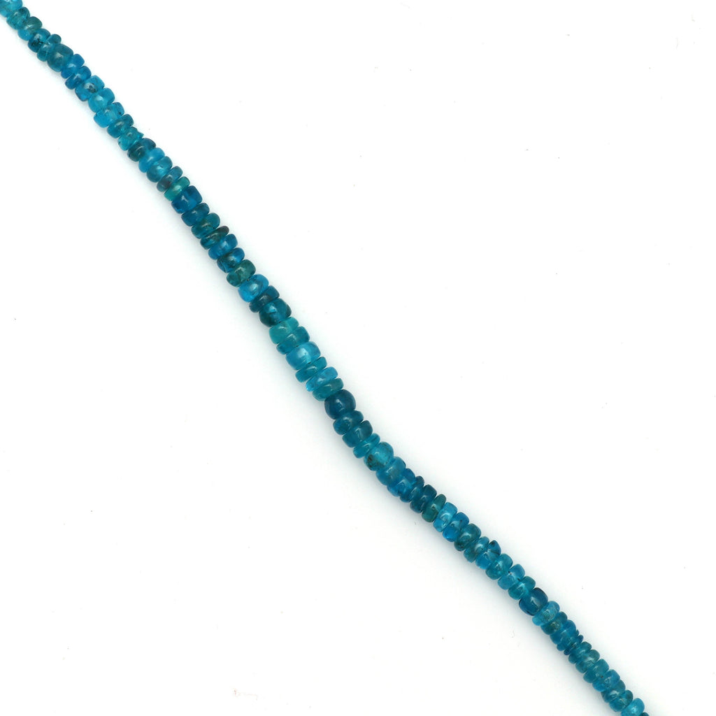 Neon Apatite Smooth Beads, 3 MM to 4 MM, Neon Apatite, Smooth Beads, 21 cm ,Price Per Strand - National Facets, Gemstone Manufacturer, Natural Gemstones, Gemstone Beads