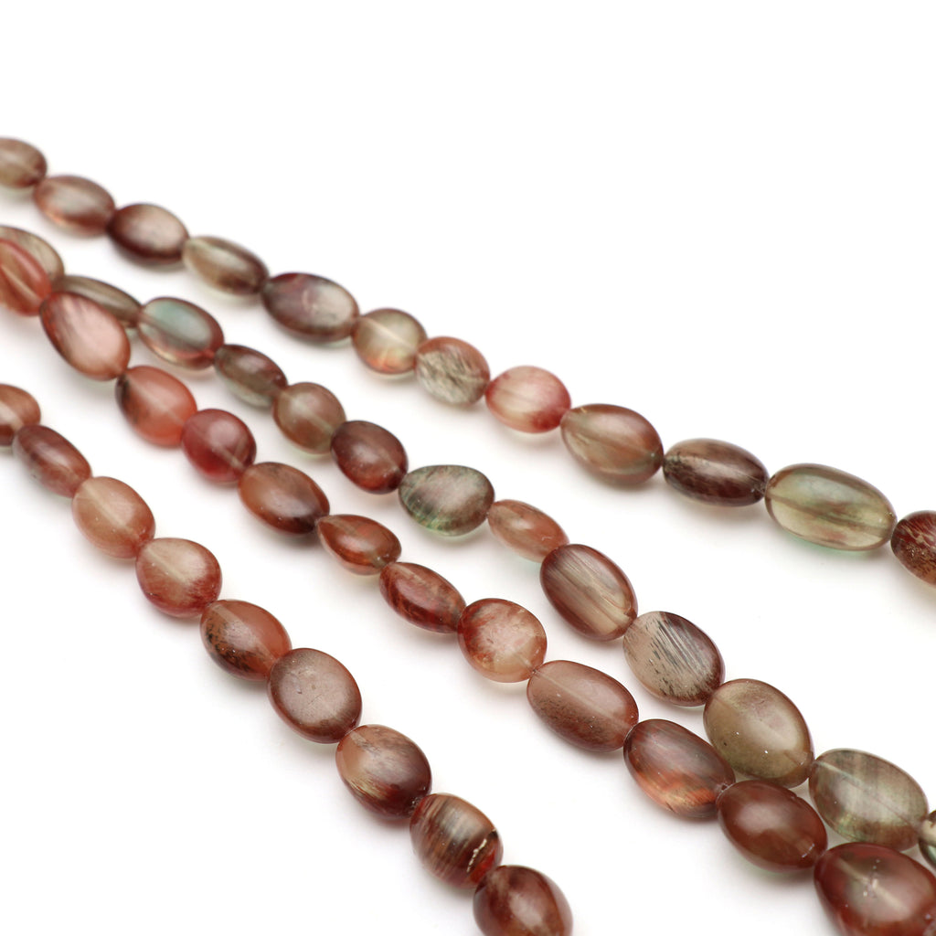 Andesine Smooth Tumble Beads | 7x8 mm to 12x18 mm | Andesine Gemstone | Gem Quality | 8 Inch/ 18 Inch Strand | Price Per Strand - National Facets, Gemstone Manufacturer, Natural Gemstones, Gemstone Beads