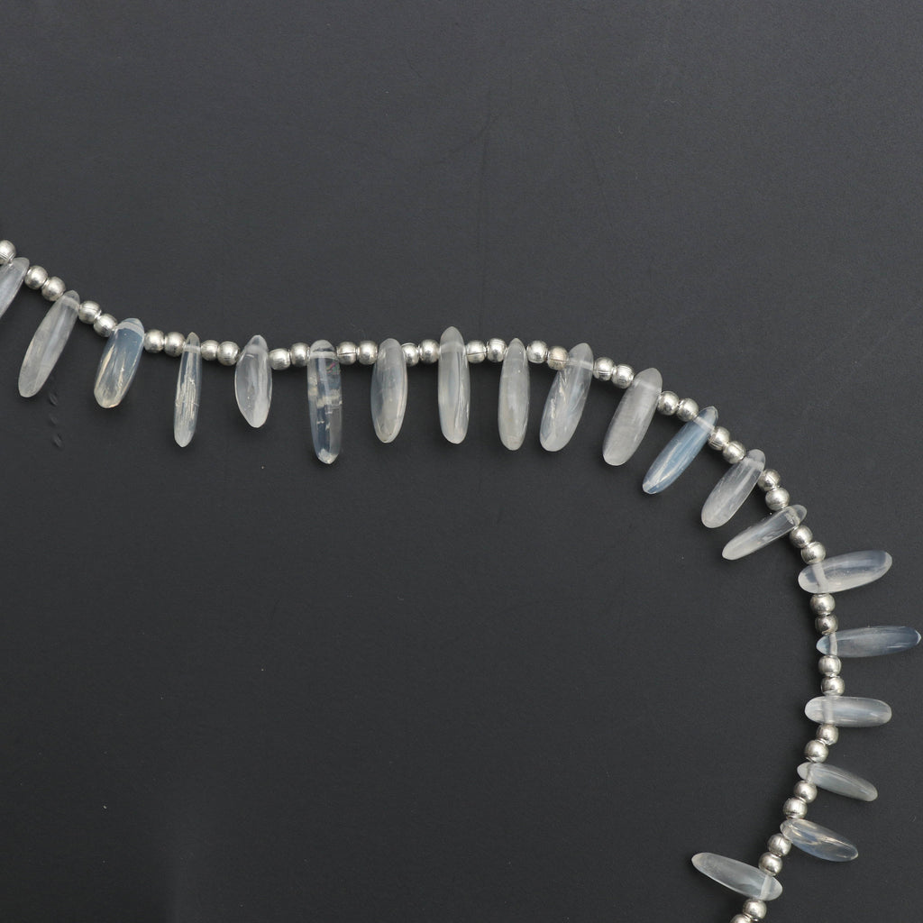 Moonstone Smooth Slice Top Drill beads,Moonstone Slice, Smooth Top Drill 8x4 mm to 11x9 mm, Moonstone, Moonstone strand, 8 Inch, per strand - National Facets, Gemstone Manufacturer, Natural Gemstones, Gemstone Beads