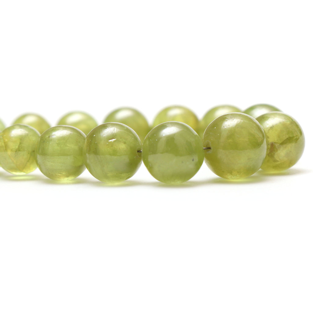 Sphene Smooth Round Balls, 5.5 mm to 11.5 mm, Sphene Round Balls - Gem Quality , 18 Inch Full Strand, Price Per Strand - National Facets, Gemstone Manufacturer, Natural Gemstones, Gemstone Beads