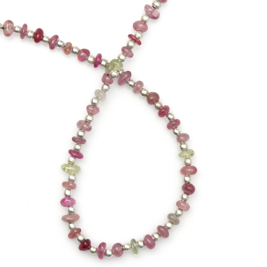Multi Sapphire Smooth Nuggets, Multi Sapphire Beads- 3 mm to 4 mm-Multi Color Sapphire - Gem Quality, 8 Inch/ 16 Inch, Price Per Strand - National Facets, Gemstone Manufacturer, Natural Gemstones, Gemstone Beads