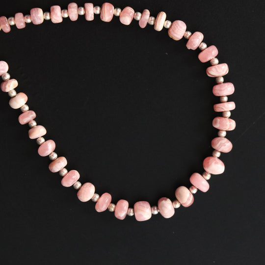 Natural Rhodochrosite Smooth beads, Rhodochrosite Beads, Rondelle Beads, 4 mm to 6 mm, Rhodochrosite strand, 8 Inch Full Strand