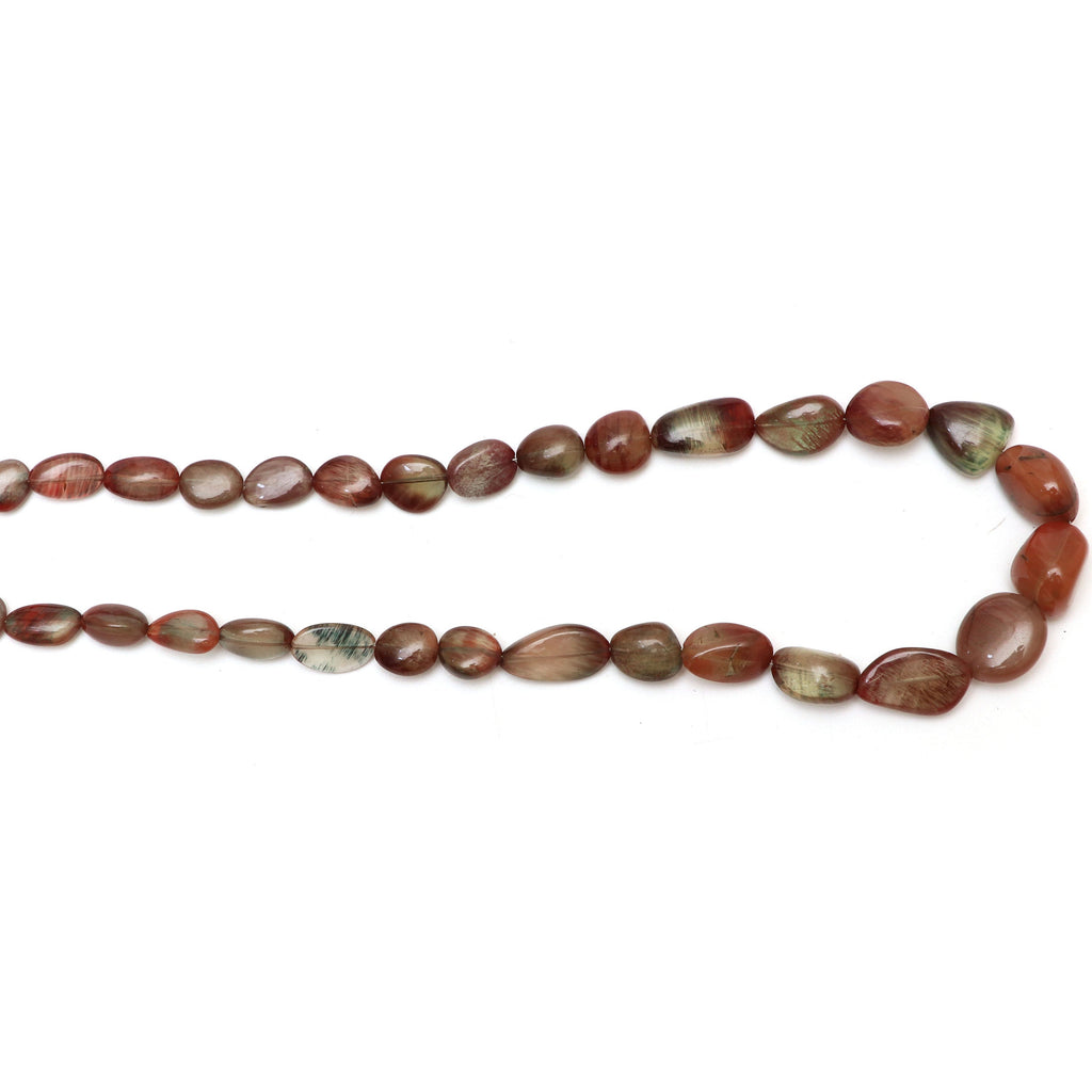 Andesine Smooth Tumble Beads | 7.5x8 mm to 11x15.5 mm | Andesine Gemstone | Gem Quality | 18 Inch Strand | Price Per Strand - National Facets, Gemstone Manufacturer, Natural Gemstones, Gemstone Beads