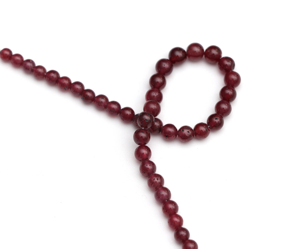 Ruby Smooth Round Balls Beads, Ruby Round Balls, Ruby Balls - 4mm to 5mm - Ruby - Gem Quality , 8 Inch/ 20 Cm Full Strand, Price Per Strand - National Facets, Gemstone Manufacturer, Natural Gemstones, Gemstone Beads