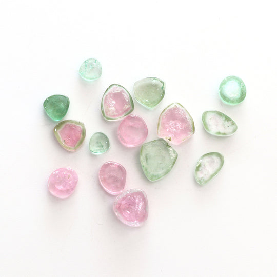 Natural Tourmaline Smooth Organic Shaped Loose Gemstone, 12x10x3 mm, Tourmaline Gemstone, Gem Quality, 15 Pieces