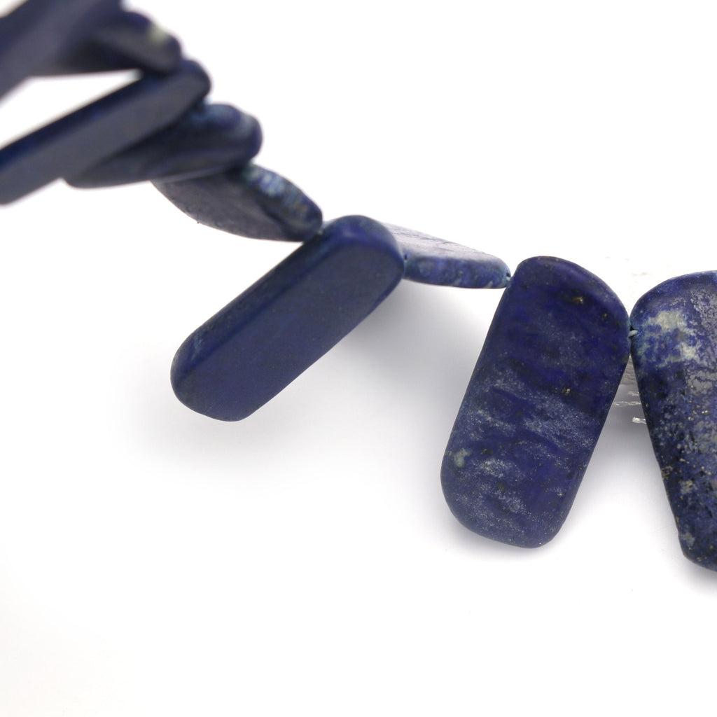 Lapis Smooth Fancy Shape Beads - 16x9 mm to 21x12 mm- Lapis Fancy Shape - Gem Quality , 17 Cm Full Strand, Price Per Strand - National Facets, Gemstone Manufacturer, Natural Gemstones, Gemstone Beads