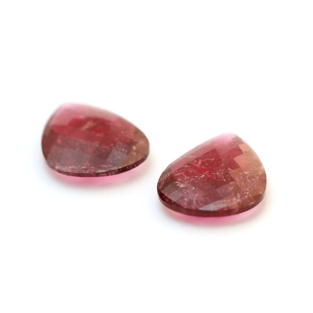 Tourmaline Pear Faceted Loose Gemstone, 18x29mm , Faceted Gemstone, Tourmaline Pear, Pair (2 Pieces) - National Facets, Gemstone Manufacturer, Natural Gemstones, Gemstone Beads