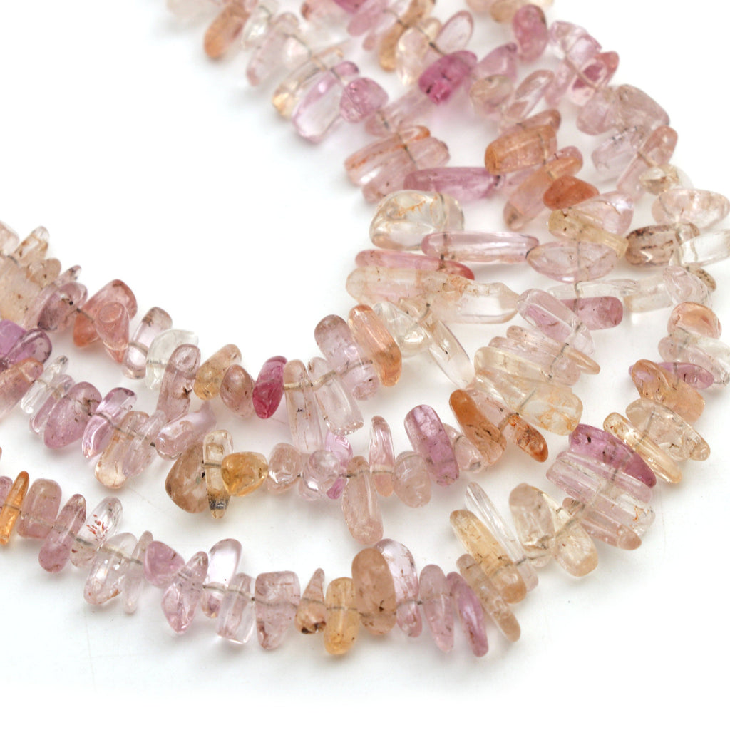 Imperial Topaz Smooth Nuggets Beads | 4x5.5 mm to 4.5x14.5 mm | Imperial Topaz Necklace Beads | 8 Inch Full Strand | Price Per Strand - National Facets, Gemstone Manufacturer, Natural Gemstones, Gemstone Beads