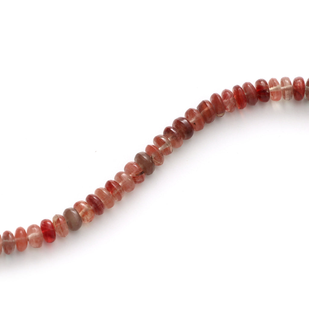 Andesine Smooth Roundel Beads - 5.5 mm to 6 mm - Andesine Roundel - Gem Quality , 8 Inch \ 16 Inch Full Strand, Price Per Strand - National Facets, Gemstone Manufacturer, Natural Gemstones, Gemstone Beads