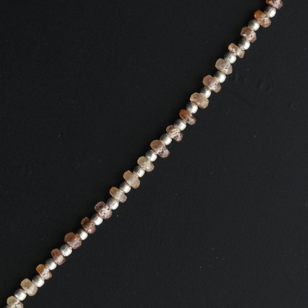 Brown Zircon Faceted Beads, Brown Zircon Beads, Faceted Beads, Zircon Beads, Brown Beads, 3 mm To 4 mm, 8 inch strand - National Facets, Gemstone Manufacturer, Natural Gemstones, Gemstone Beads