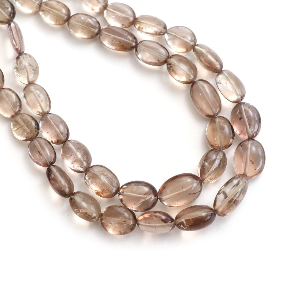Natural Scapolite Smooth Tumble Beads | 5.5x6.5 mm to 9x13 mm | Scapolite Smooth Beads | 8 Inch/ 20 Inch Full Strand | Price Per Strand - National Facets, Gemstone Manufacturer, Natural Gemstones, Gemstone Beads
