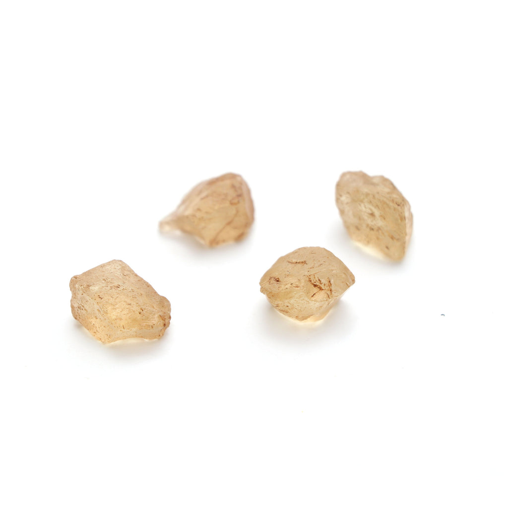 Natural Imperial Topaz Organic Rough Loose Gemstone | 12x12 mm | Rough Loose Gemstone | Set of 10 Pieces - National Facets, Gemstone Manufacturer, Natural Gemstones, Gemstone Beads
