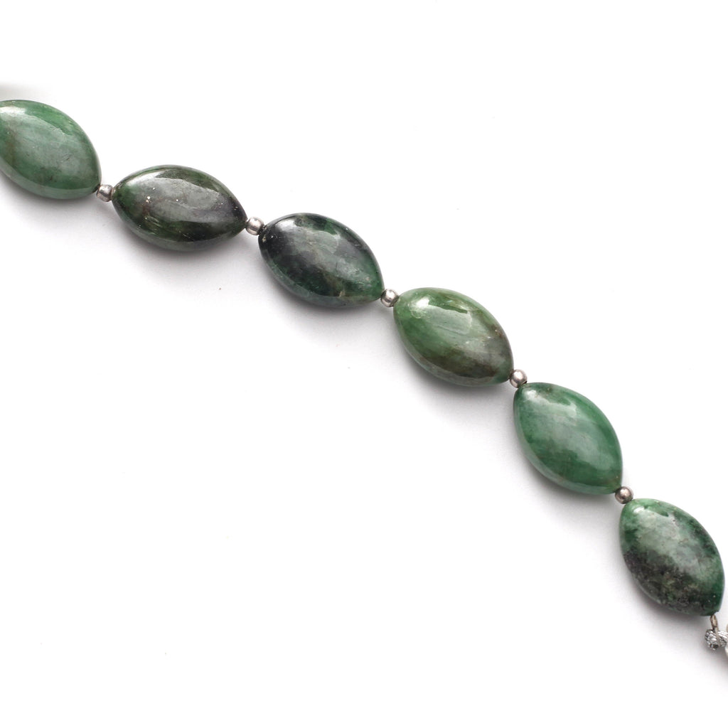 Jade Smooth Marquise Beads , Natural Jade Gemstone - 10.5x17 mm - Jade Marquise -Gem Quality, 8 Inch Full Strand, Price Per Strand - National Facets, Gemstone Manufacturer, Natural Gemstones, Gemstone Beads