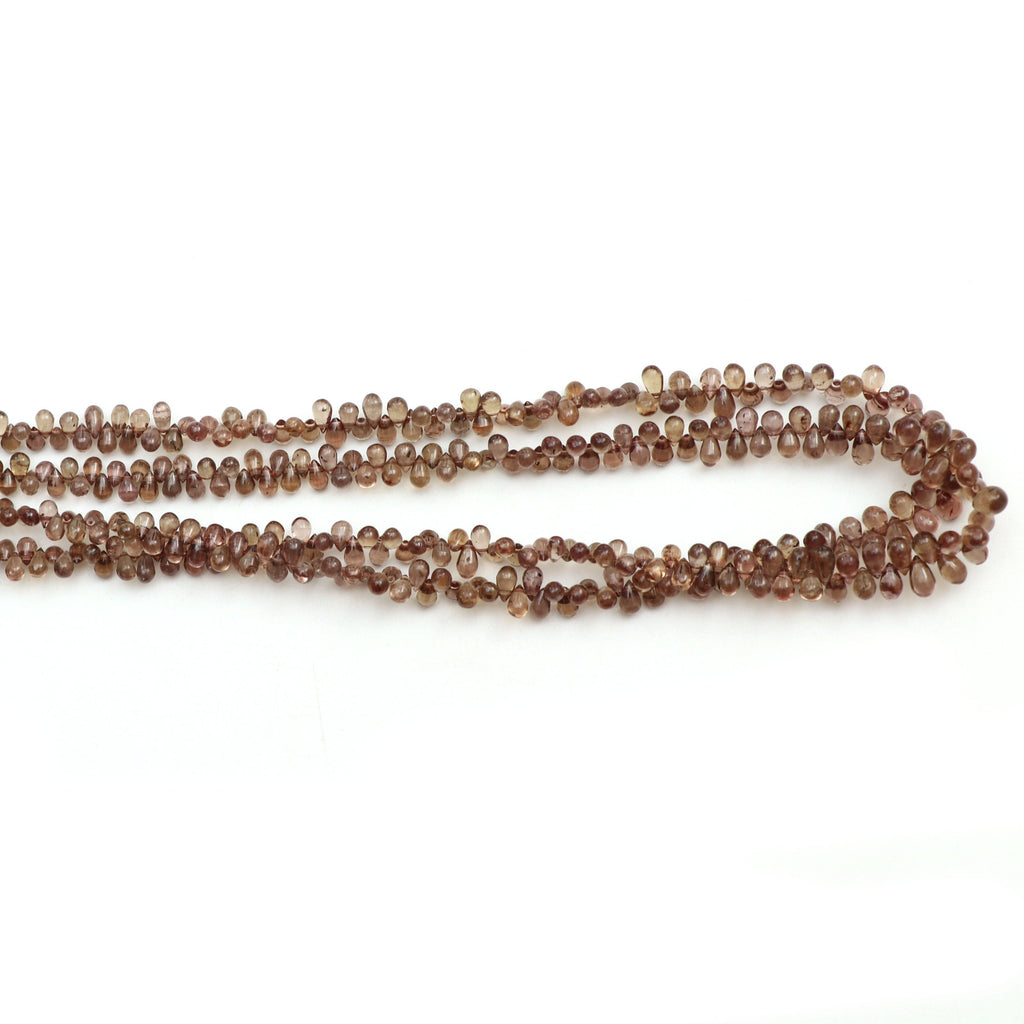 Color Change Garnet Smooth Drop Beads | Garnet Gemstone Beads | 2.5x4 mm to 4x5.5 mm | 8 Inch/ 16 Inch Full Strand | Price Per Strand - National Facets, Gemstone Manufacturer, Natural Gemstones, Gemstone Beads