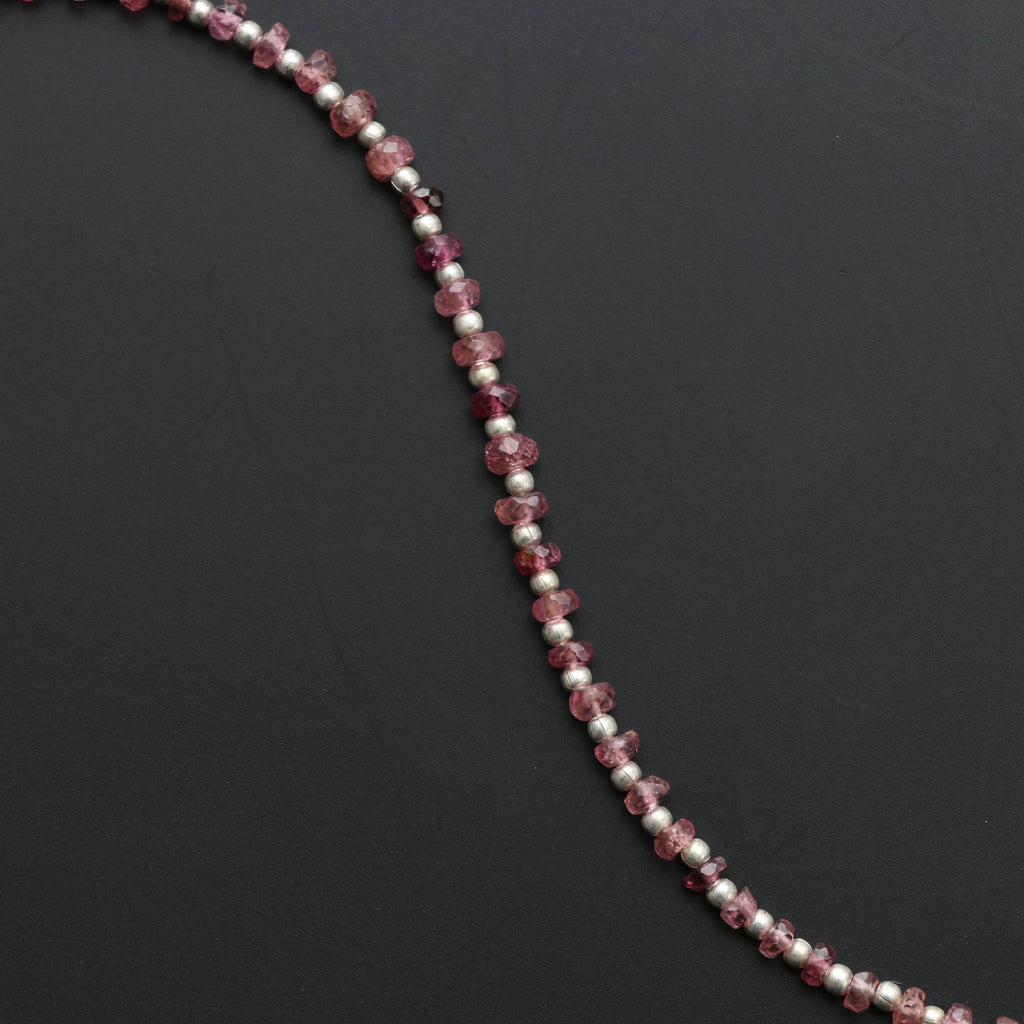 Natural Multi Tourmaline Faceted Beads, Tourmaline Beads - 3 mm to 4 mm -Multi Tourmaline -Gem Quality, 8 Inch Full Strand, Price Per Strand - National Facets, Gemstone Manufacturer, Natural Gemstones, Gemstone Beads