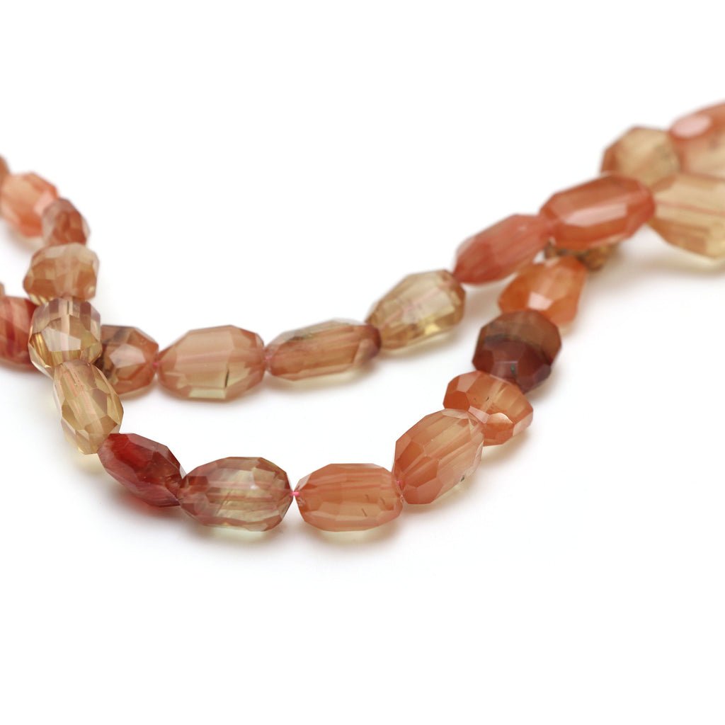 Andesine Faceted Tumble Beads | 8.5x10.5 mm to 13.5x21 mm | Andesine Gemstone | Gem Quality | 8 Inch/ 20 Inch Strand | Price Per Strand - National Facets, Gemstone Manufacturer, Natural Gemstones, Gemstone Beads