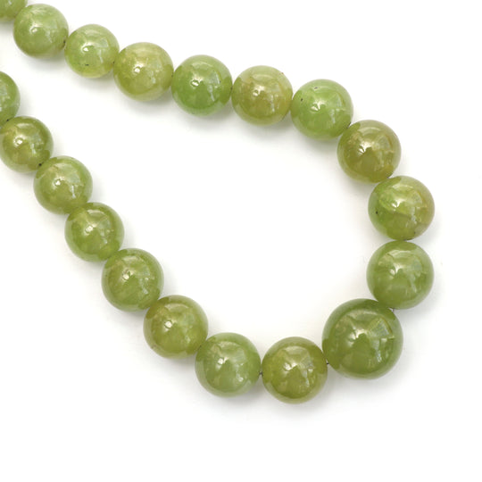 スフェーン スムース ラウンド ボール、8 mm ～ 14 mm、スフェーン ジュエリー メイキング ビーズ、18 インチ フル ストランド、1 ストランドあたりの価格