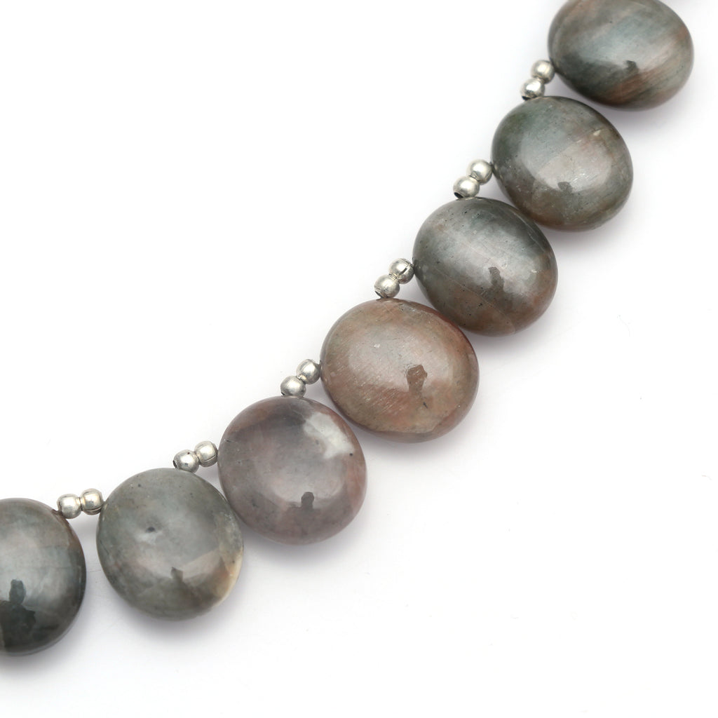 Cat's Eye Quartz Smooth Oval - 11x13 mm to 13x15 mm- Cat's Eye Quartz Oval Beads - Gem Quality , 12 Cm Full Strand, Price Per Strand - National Facets, Gemstone Manufacturer, Natural Gemstones, Gemstone Beads