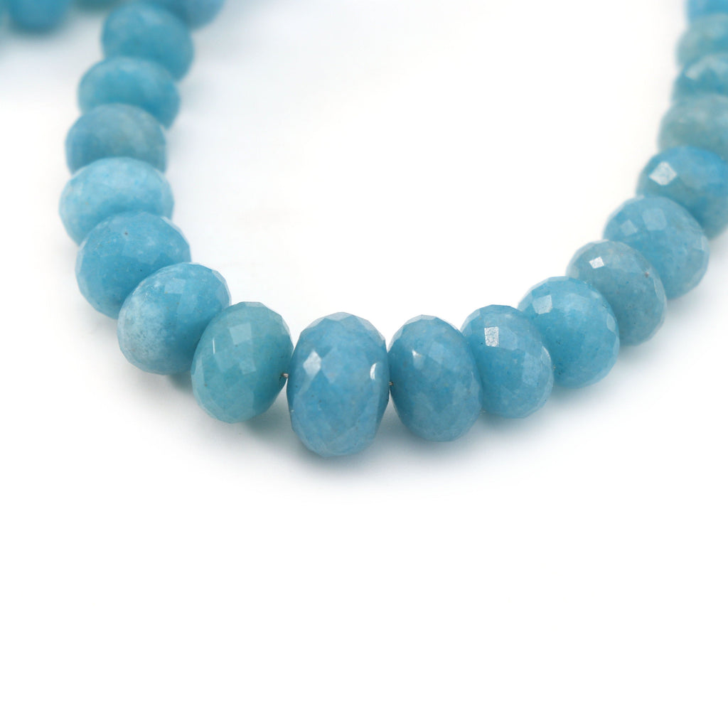 Natural Paraiba Quartz Faceted Beads, Paraiba - 5mm to 10mm - Paraiba Quartz - Gem Quality ,8 Inch/16 Inch Full Strand, Price Per Strand - National Facets, Gemstone Manufacturer, Natural Gemstones, Gemstone Beads