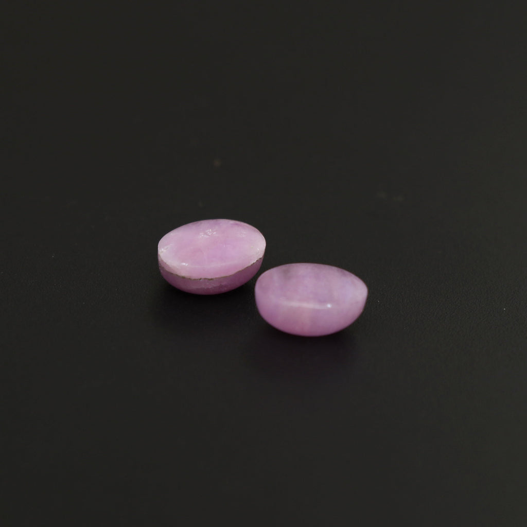 Natural Sugilite Smooth Oval Cabochon Gemstone | 7x9mm | Gemstone Cabochon | Pair ( 2 Pieces ) - National Facets, Gemstone Manufacturer, Natural Gemstones, Gemstone Beads