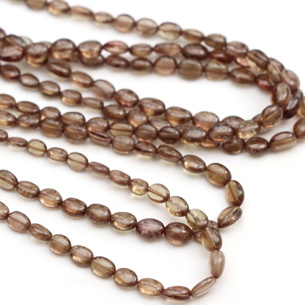 Color Change Garnet Smooth Tumble Beads | Garnet Gemstone Beads | 3x4 mm to 5x6.5 mm | 8 Inch/ 16 Inch Full Strand | Price Per Strand - National Facets, Gemstone Manufacturer, Natural Gemstones, Gemstone Beads