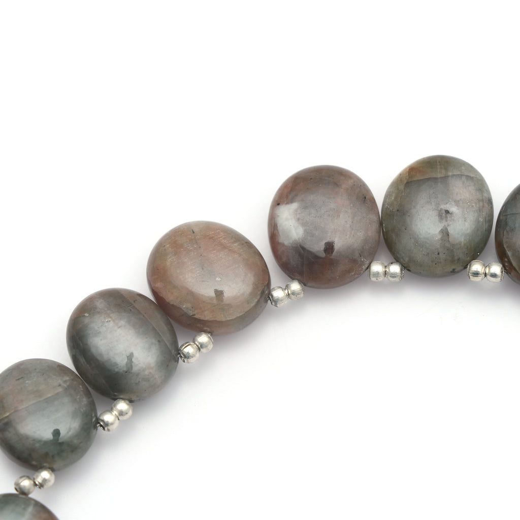 Cat's Eye Quartz Smooth Oval - 11x13 mm to 13x15 mm- Cat's Eye Quartz Oval Beads - Gem Quality , 12 Cm Full Strand, Price Per Strand - National Facets, Gemstone Manufacturer, Natural Gemstones, Gemstone Beads