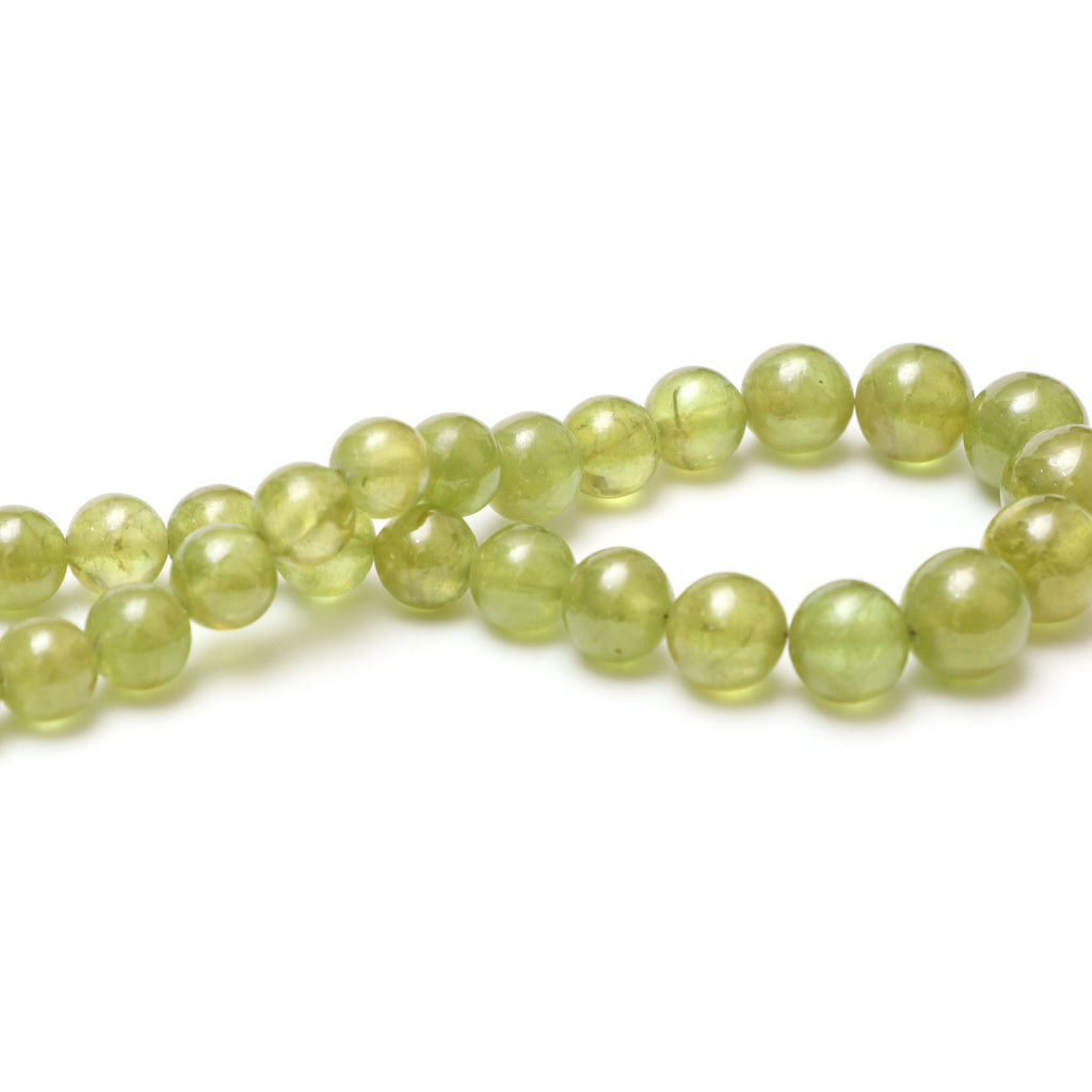 Sphene Smooth Round Balls, 5.5 mm to 11.5 mm, Sphene Round Balls - Gem Quality , 18 Inch Full Strand, Price Per Strand - National Facets, Gemstone Manufacturer, Natural Gemstones, Gemstone Beads