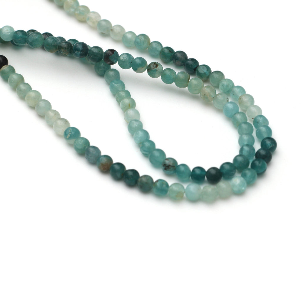 Natural Grandidierite Smooth Balls Beads, 4.5 MM, Grandidierite Smooth Balls, AA Quality, 8 Inch Full Strand, Price Per Strand - National Facets, Gemstone Manufacturer, Natural Gemstones, Gemstone Beads