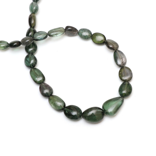 Natural Tourmaline Smooth Tumble Beads | Unique Tourmaline | 5x7 mm to 12.5x17.5 mm | 8 Inch/ 18 Inch Full Strand | Price Per Strand