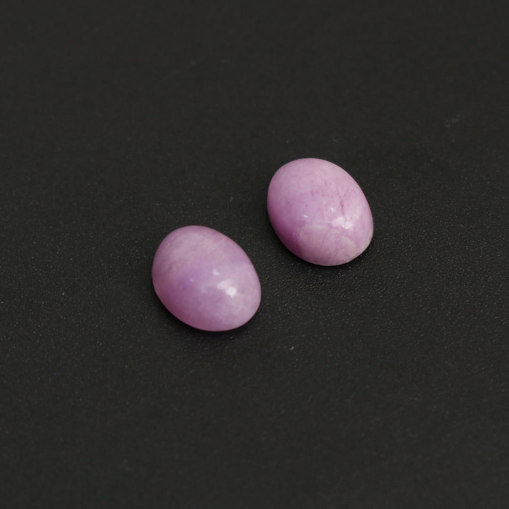 Natural Sugilite Smooth Oval Cabochon Gemstone | 7x9mm | Gemstone Cabochon | Pair ( 2 Pieces ) - National Facets, Gemstone Manufacturer, Natural Gemstones, Gemstone Beads