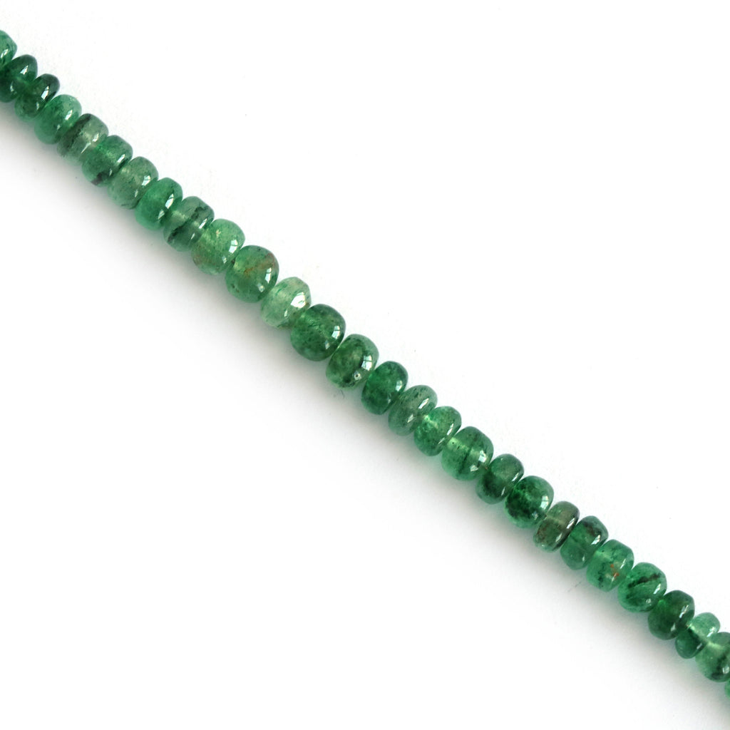 Best Quality Green Quartz Smooth Beads, 4 mm to 6 mm, Green Quartz Beads, Green Quartz, 8 Inch Full Strand - National Facets, Gemstone Manufacturer, Natural Gemstones, Gemstone Beads