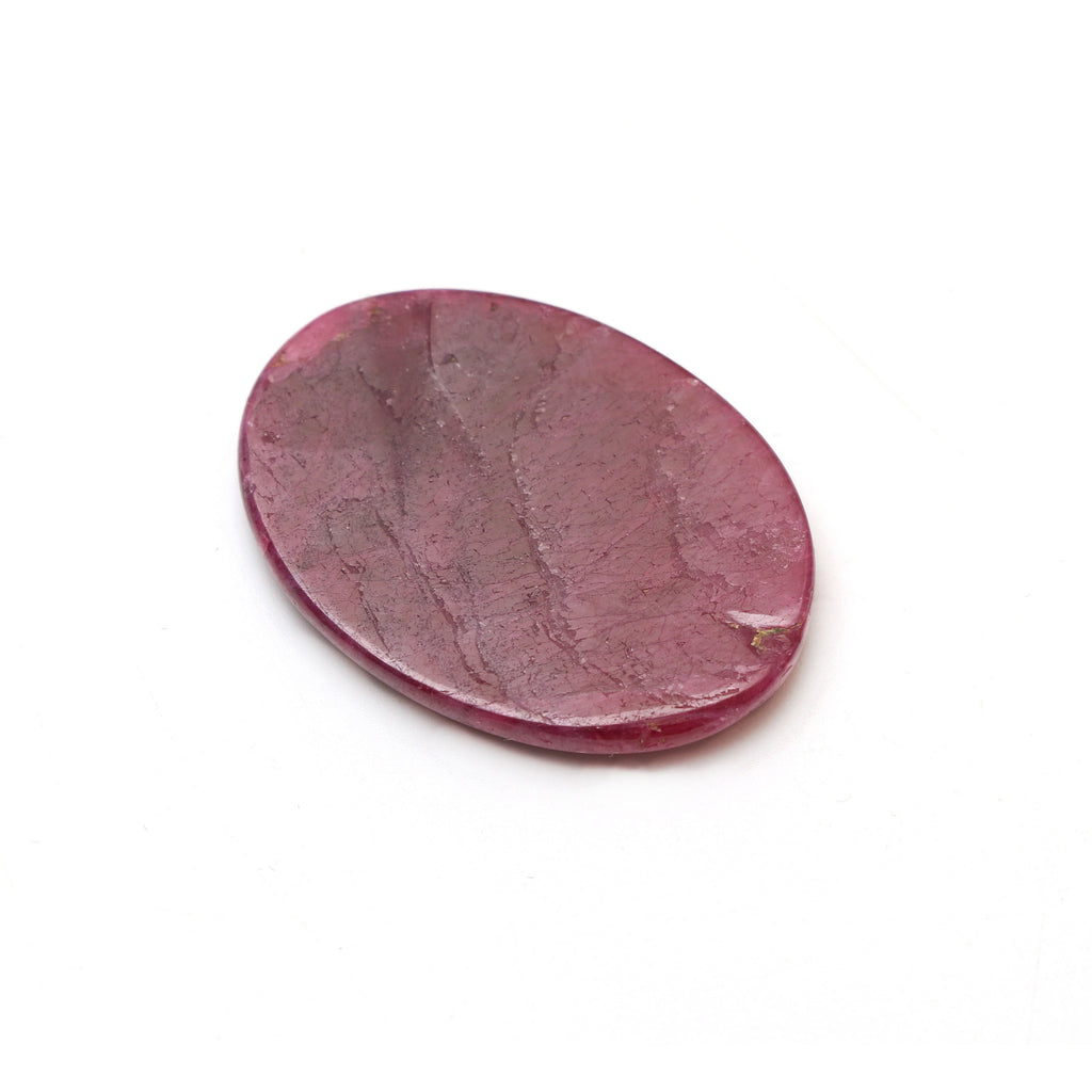 Natural Ruby Carving Oval Loose Gemstone - 27x36 mm - Ruby Oval, Ruby Carving Loose Gemstone, 1 Piece - National Facets, Gemstone Manufacturer, Natural Gemstones, Gemstone Beads