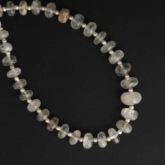 サンストーン ラウンデル スムース ビーズ - 6 mm ～ 10 mm - サンストーン ジュエリーメイキング ビーズ - 8 インチ フル ストランド、1 ストランドあたりの価格