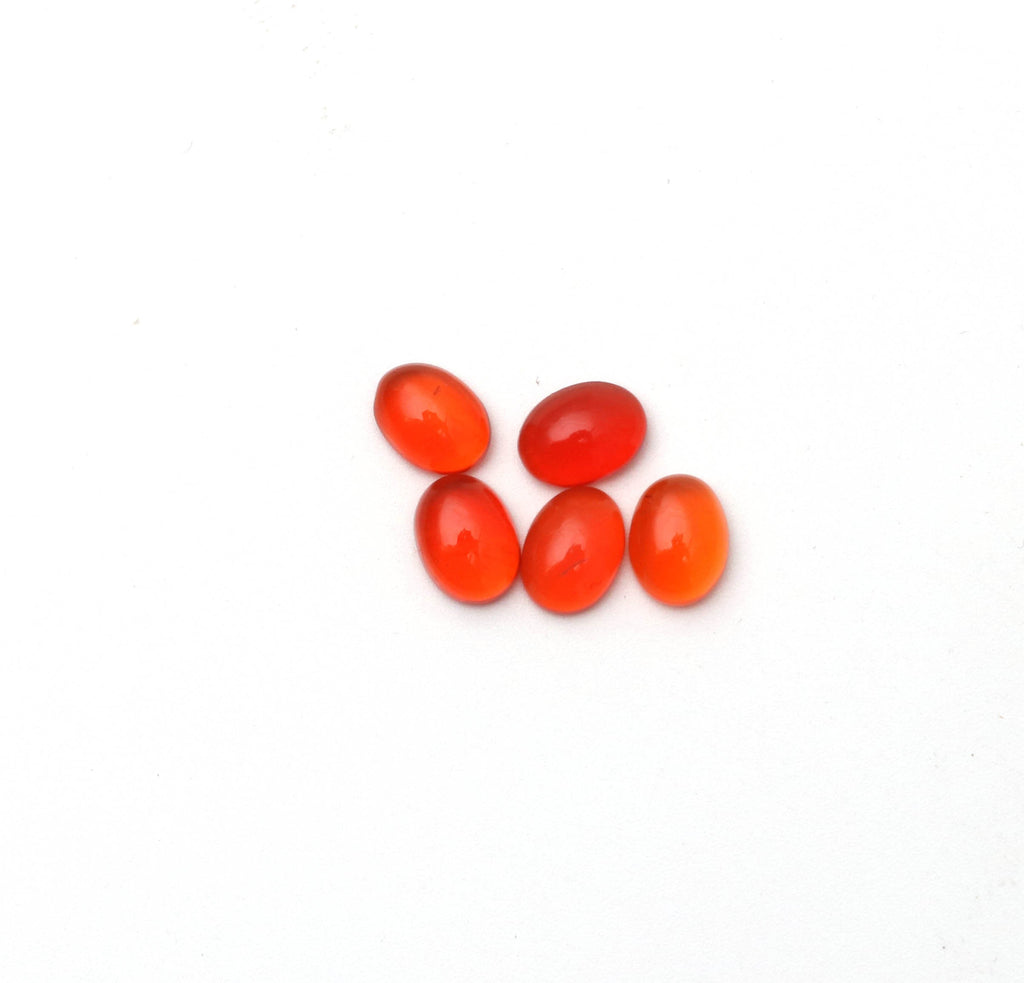 Fire opal 100% natural stone good quality shape oval size 6x4 mm to 8x6 approx , Calibrated Size - National Facets, Gemstone Manufacturer, Natural Gemstones, Gemstone Beads