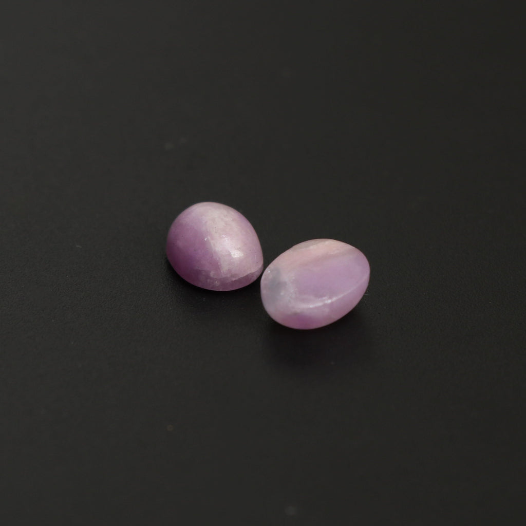 Natural Sugilite Smooth Oval Cabochon Gemstone | 7x9mm | Gemstone Cabochon | Pair ( 2 Pieces ) - National Facets, Gemstone Manufacturer, Natural Gemstones, Gemstone Beads