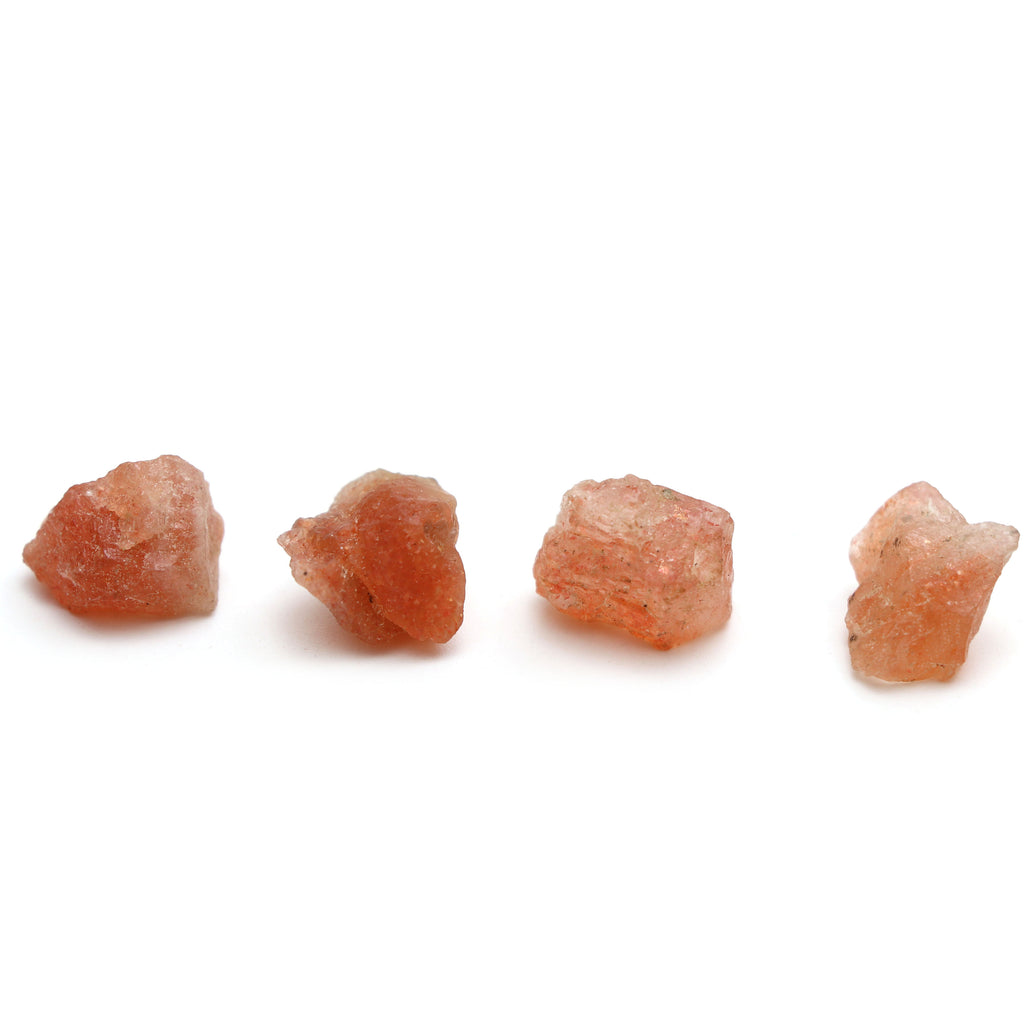 Natural Sunstone Organic Rough Loose Gemstone | 13x15 mm | Rough Loose Gemstone | Set of 10 Pieces - National Facets, Gemstone Manufacturer, Natural Gemstones, Gemstone Beads