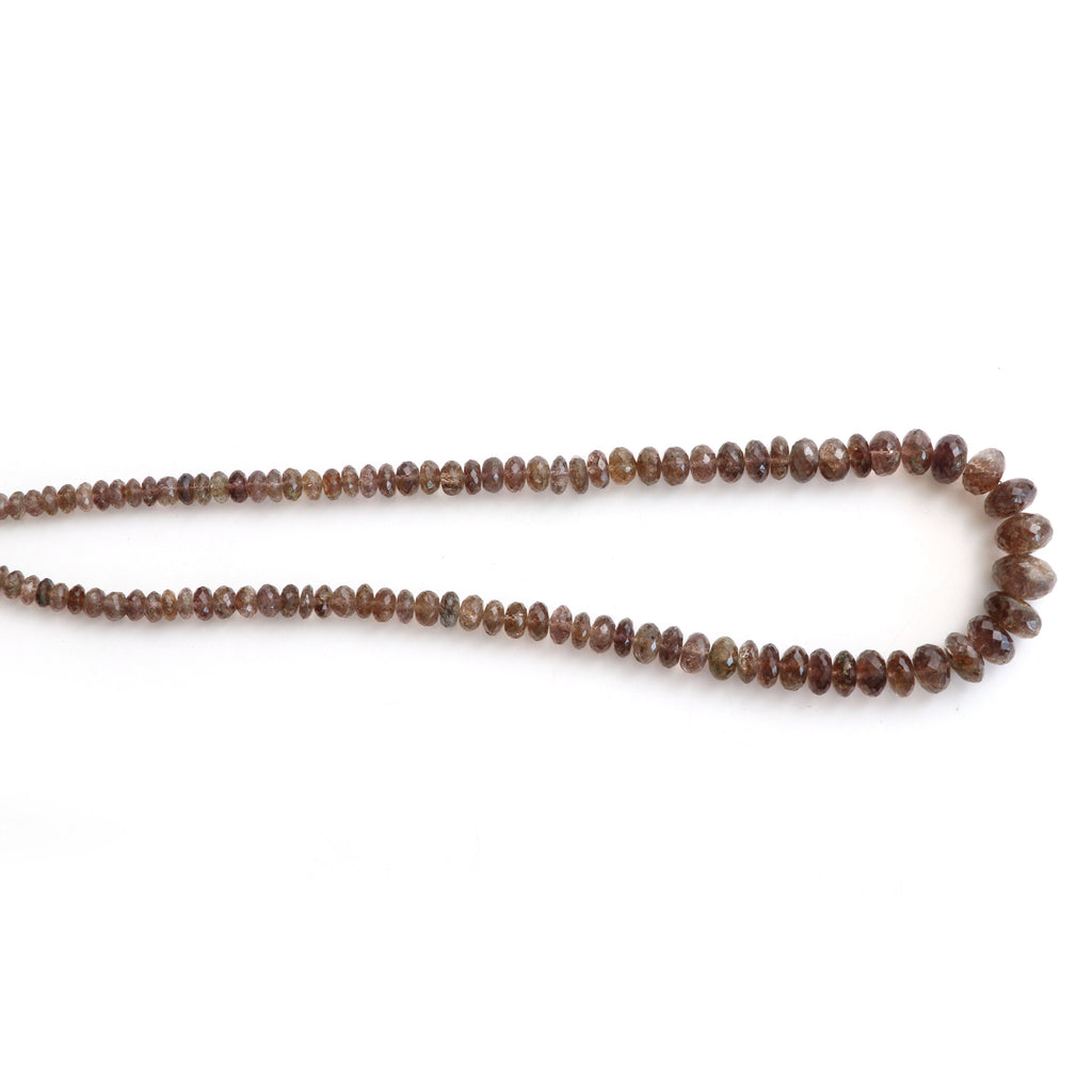 Natural Scapolite Faceted Rondelle Beads | 5 mm to 12.5 mm | Scapolite Faceted Beads | 18 Inch Full Strand | Price Per Strand - National Facets, Gemstone Manufacturer, Natural Gemstones, Gemstone Beads