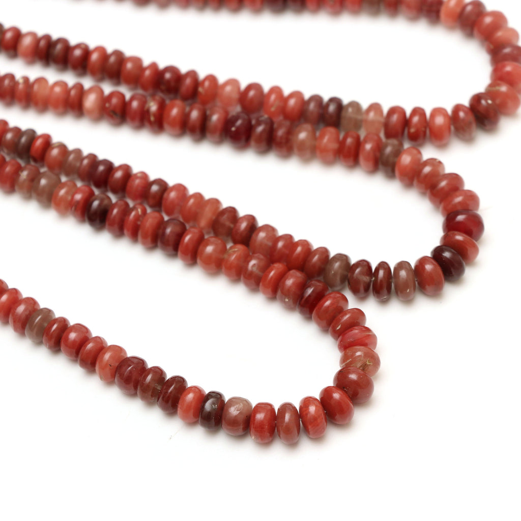 Andesine Smooth Rondelle Beads | 4.5 mm to 7.5 mm | Andesine Rondelle Beads | Gem Quality | 8 Inch/ 18 Inch Full Strand | Price Per Strand - National Facets, Gemstone Manufacturer, Natural Gemstones, Gemstone Beads