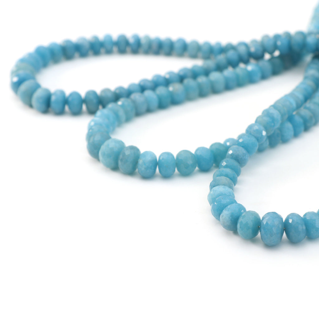 Natural Paraiba Quartz Faceted Beads, Paraiba - 5mm to 10mm - Paraiba Quartz - Gem Quality ,8 Inch/16 Inch Full Strand, Price Per Strand - National Facets, Gemstone Manufacturer, Natural Gemstones, Gemstone Beads