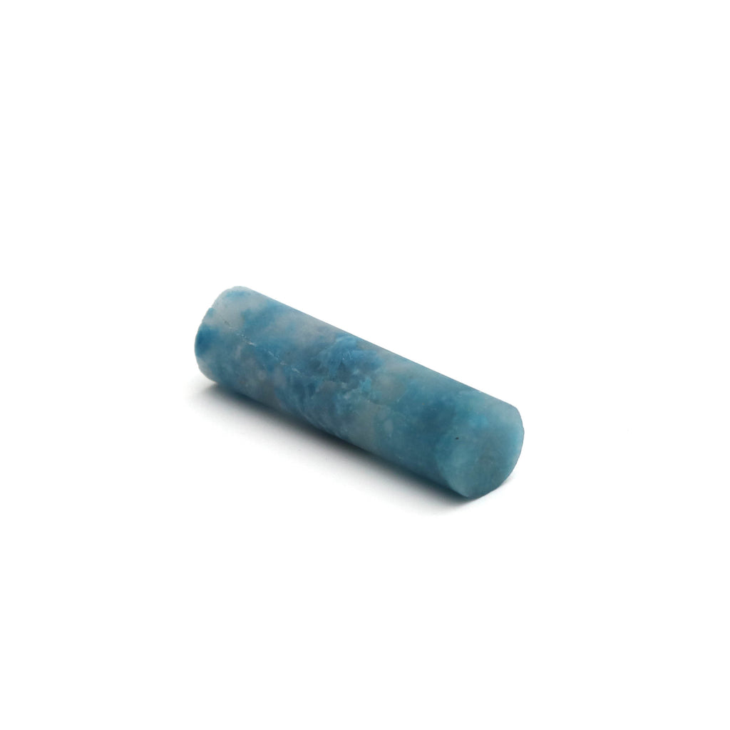 Paraiba Quartz Matte Finish Cylinder Gemstone, 8x30.5 MM, Matt Finish Gemstone, AA Quality , Price Per Pair Gemstone - National Facets, Gemstone Manufacturer, Natural Gemstones, Gemstone Beads