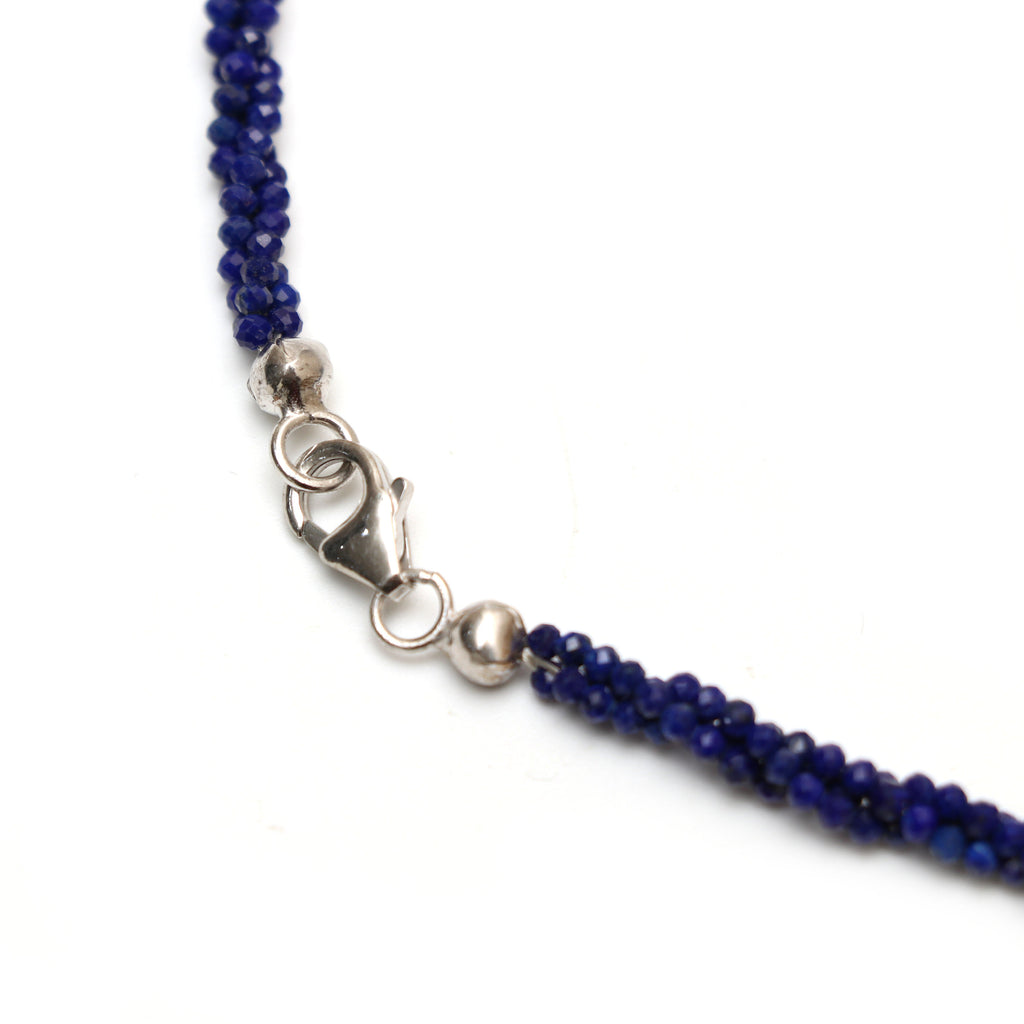 Lapis Faceted Rondelle Beads