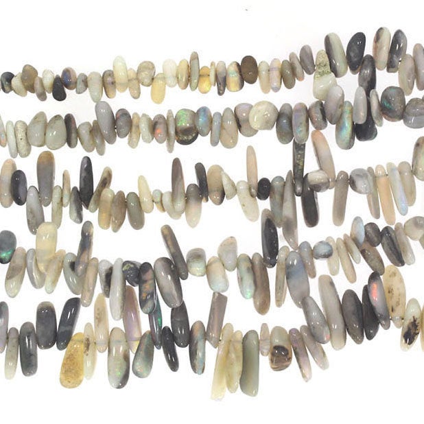 Natural Australian Opal Smooth Tumble Beads ,Opal Tumble, Australian Smooth,4 mm to 8 mm ,8 Inch Per Strand Price - National Facets, Gemstone Manufacturer, Natural Gemstones, Gemstone Beads